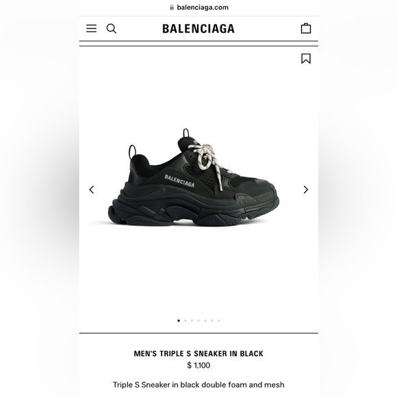 Balenciaga men’s sneakers size 11 - Picture 1 of 11